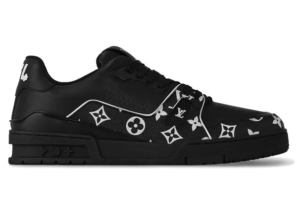 Louis Vuitton LV Trainer Black White Monogram