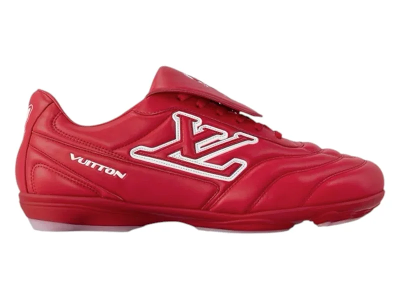 Louis Vuitton Red White Louis Vuitton LV Footprint Soccer Red/White