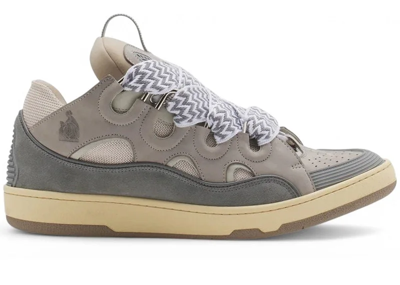 Lanvin Curb Sneaker Grey Ivory