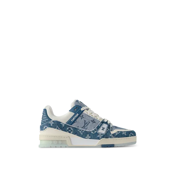 Louis Vuitton LV Trainer Sneaker Denim Blue
