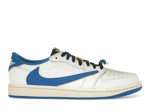 Jordan 1 Retro Low OG SP Fragment x Travis Scott Sail Military Blue