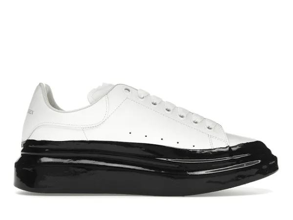 Alexander McQueen Oversized Paint Dipped White Black