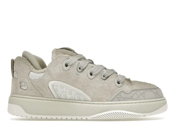 Dior B9S Skater ERL Cream Suede with White and Cream Dior Oblique Jacquard