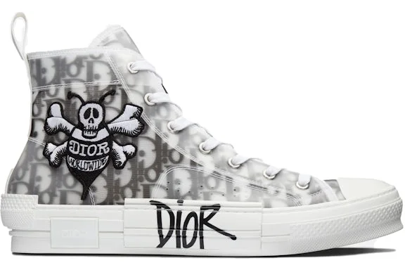 Dior And Shawn B23 High Top Bee Embroidery