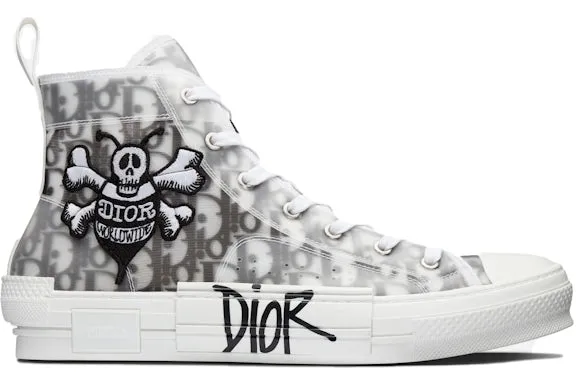 Dior And Shawn B23 High Top Bee Embroidery