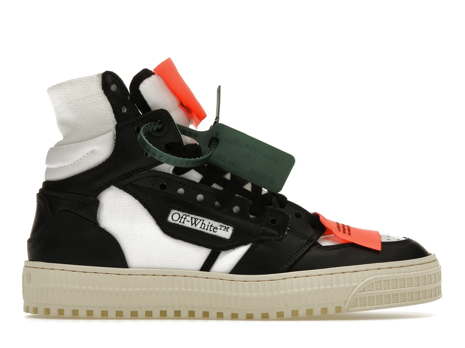 OFF-WHITE Off Court 3.0 Leather Canvas Black White