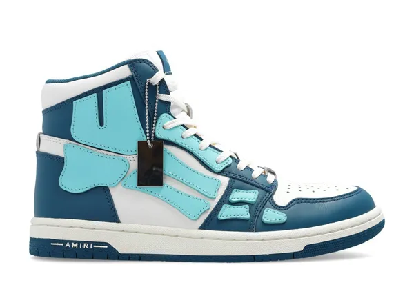 AMIRI Skel Hi Top Slate Blue