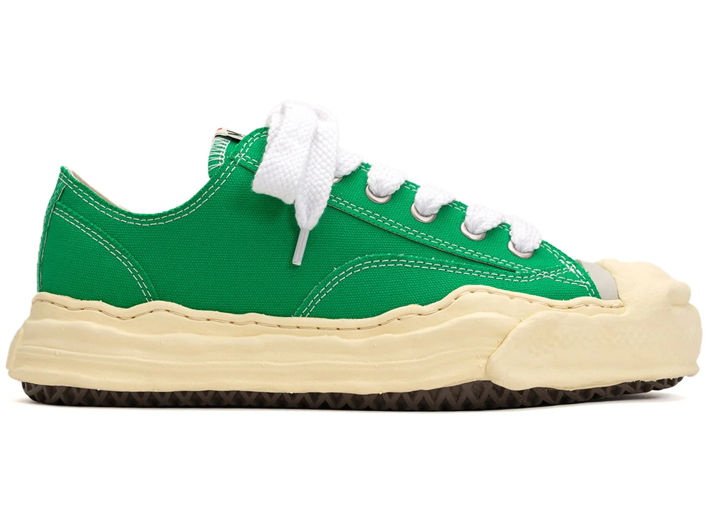 Maison Mihara Yasuhiro Hank Vintage Sole Canvas Low Green