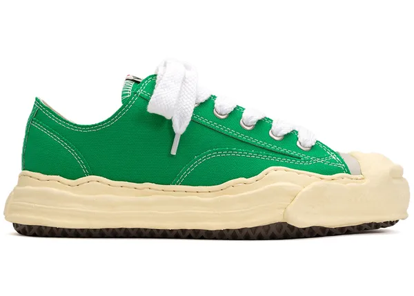 Maison Mihara Yasuhiro Hank Vintage Sole Canvas Low Green