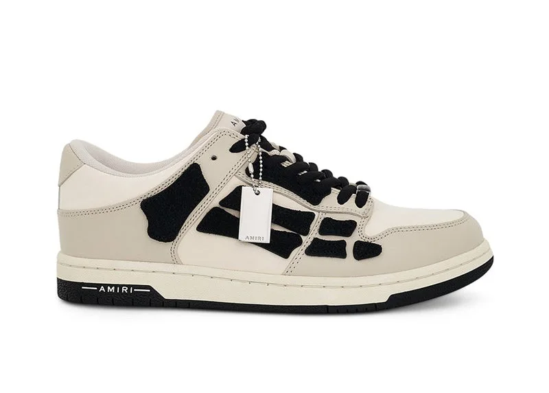 AMIRI Skel Low Top Beige Black