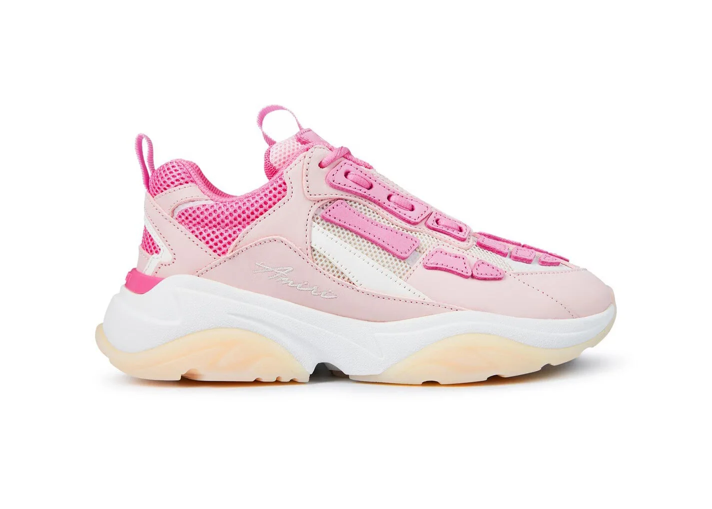 AMIRI Bone Runner Light Pink White