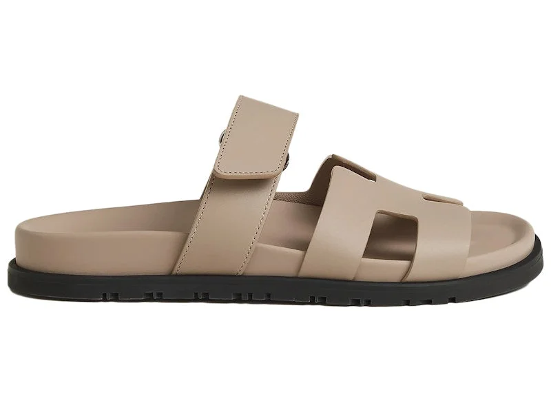 Hermes Chypre Sandal Beige Mastic Calfskin Leather