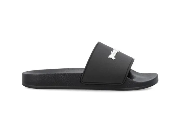 Palm Angels Logo Slides Black/White