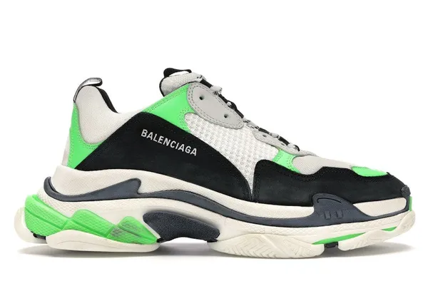 Balenciaga Triple S Green Black