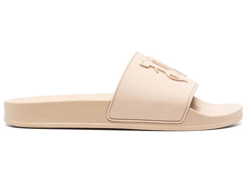 Palm Angels PA Logo Slide Beige