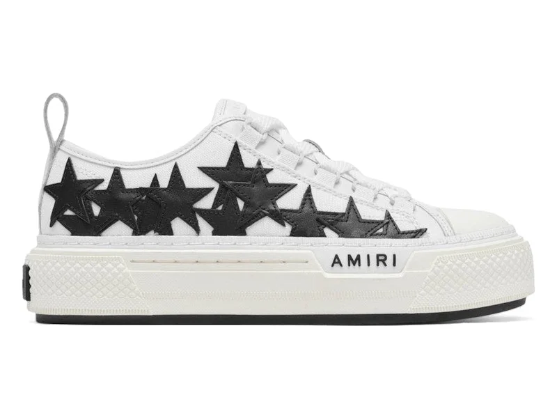 AMIRI Stars Court Low White Black