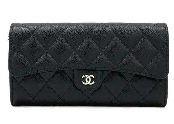 Chanel Classic Flap Long Wallet Black