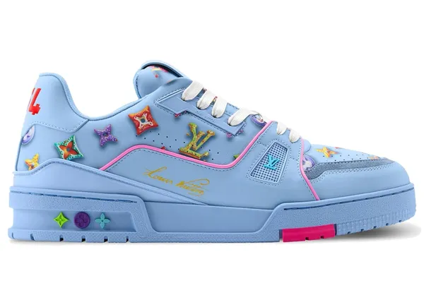 Louis Vuitton LV Trainer Monogram Donuts Blue