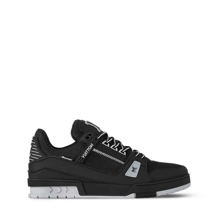 Louis Vuitton LV Trainer Sneaker Black color