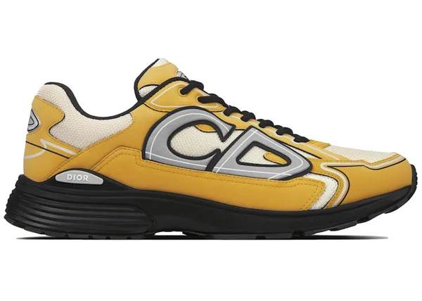 Dior B30 Cream Mesh Yellow Technical Fabric