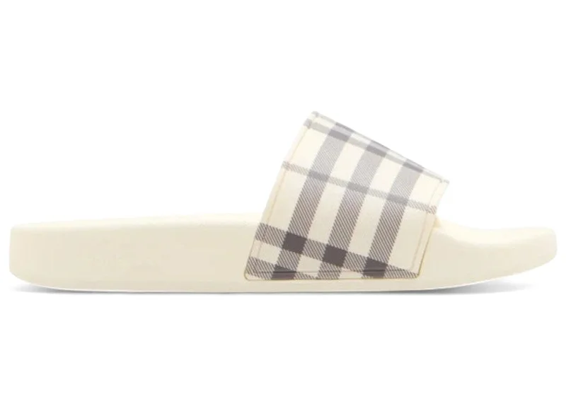 Burberry Furley Check Sandal Light Beige
