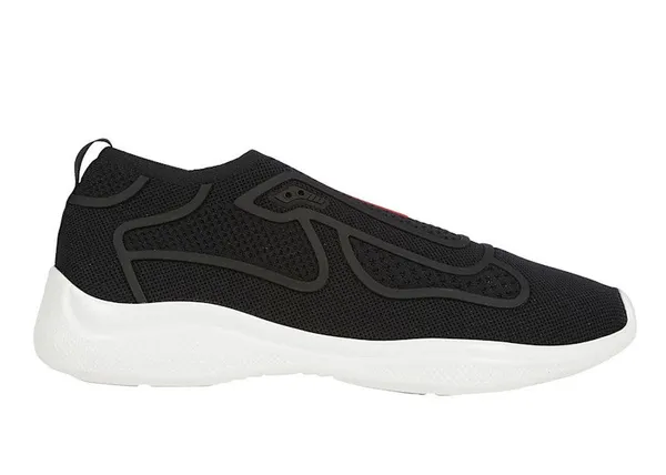 Prada America's Cup Slip On Black White