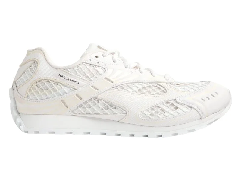 Bottega Veneta Orbit Lace Up White