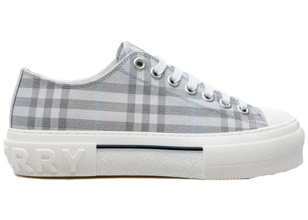 Burberry Vintage Check Cotton Sneaker Grey Blue