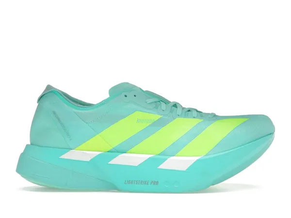 adidas Adizero Adios Pro 4 Flash Aqua Lucid Lemon