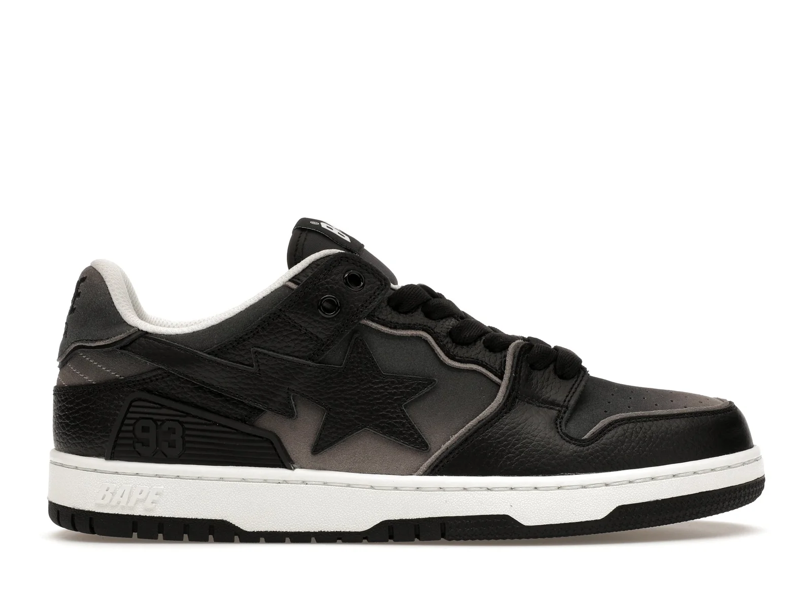 BAPE A Bathing Ape Sk8 Sta #4 Black