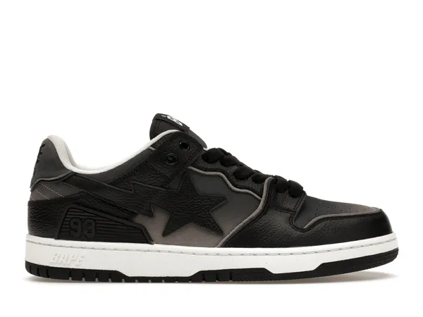 BAPE A Bathing Ape Sk8 Sta #4 Black